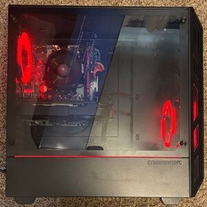 Black and Red Gaming Desktop